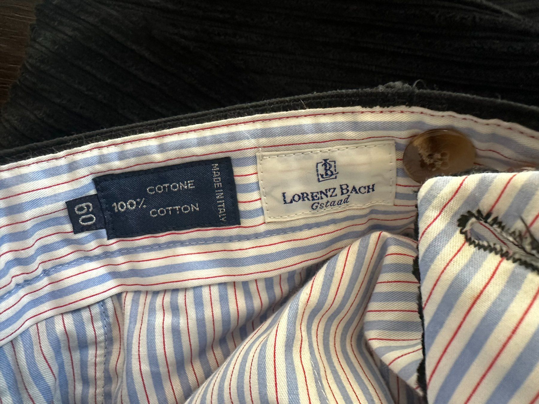 Pantaloni: Lorenz Bach Pants Men - Vintage – Usato da Lugano venduto da LudovicoSwiss 1