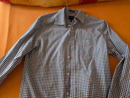 Gant Hemd Kariert Grösse 41/42 L Langarm