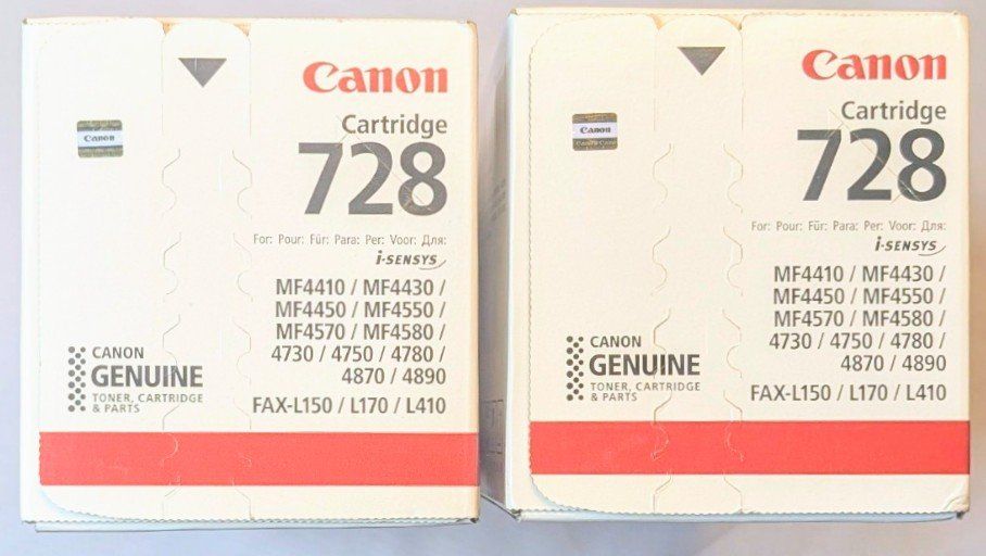 Canon Cartucce per stampanti & toner: Canon Cartridge 728 Toner – Nuovo e nell'imballaggio originale da Wängi venduto da ABIZONE-86 4