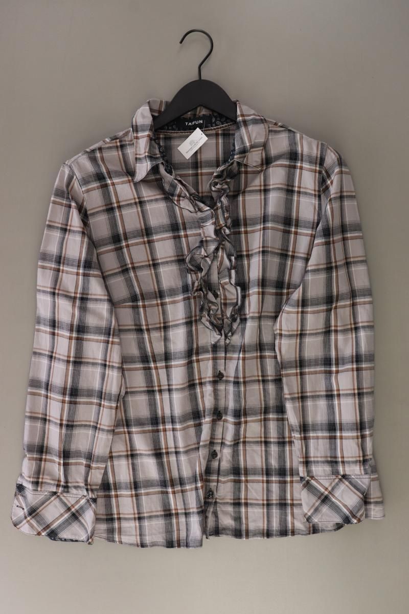 Chemisiers: Taifun Rüschenbluse Gr. 46 kariert braun – D'occasion à Neustadt an der Waldnaab par SecondLifeFashion