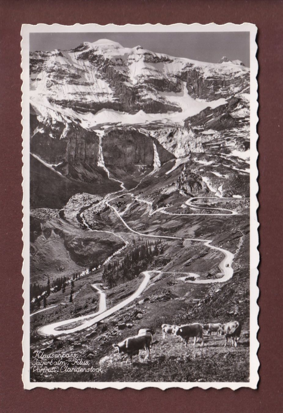 Cartoline postali: KLAUSENPASS - Kühe – Usato da Pully venduto da nicecards