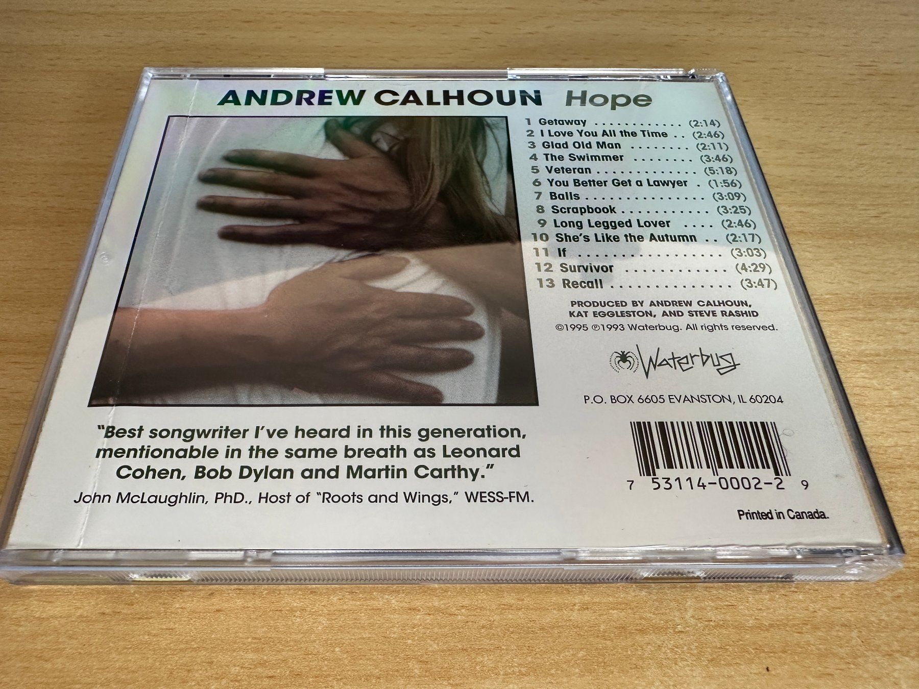 CD: Andrew Calhoun – Hope – Usato da Rikon im Tösstal venduto da Alpenmutz 1