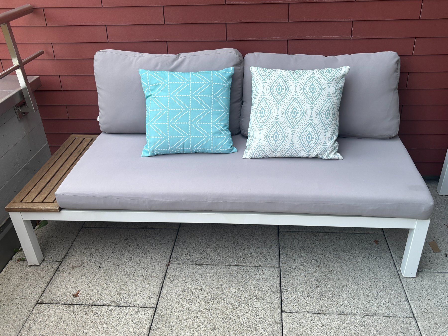 Divani: Garten Daybed von Depot hellgrau/weiss – Usato da Zürich venduto da Possem 2
