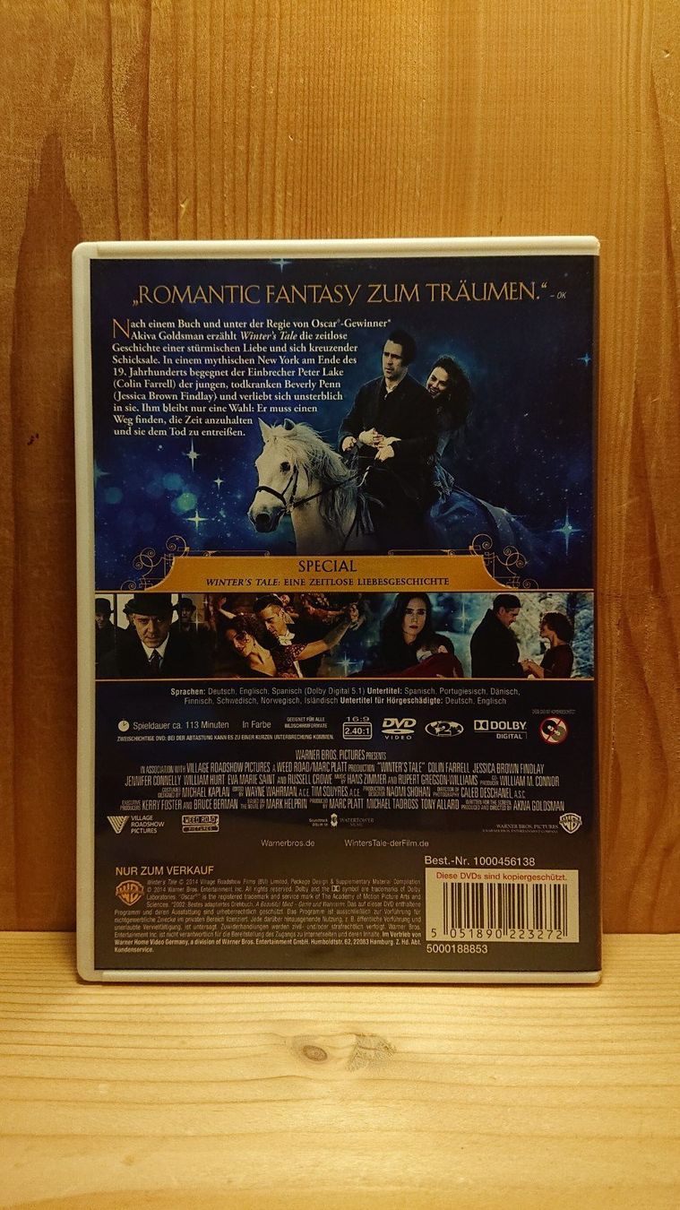 Tutti i DVDs: WINTER'S TALE DVD mit Colin Farrell – Usato da Wilderswil venduto da Exebub 1