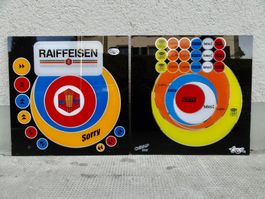 Vintage Spielautomatenscheibe Sonderanfertigung Grannini