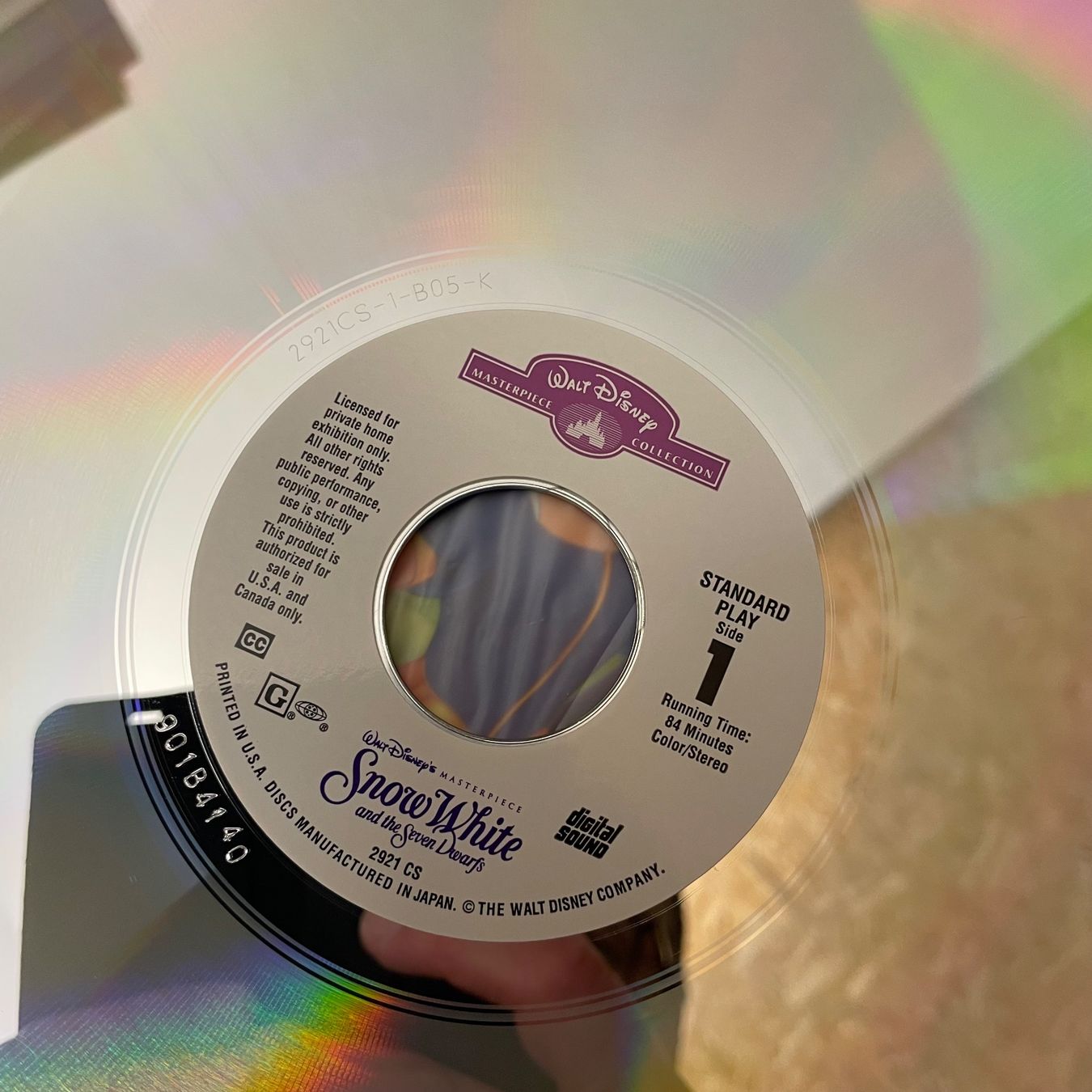 Tutti i DVDs: Walt Disney's: Snow White - LASER DISC - Engli. – Usato da Stans venduto da Brode 7