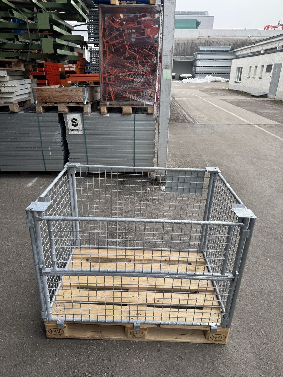 Pallets: Gitterbox / Palettenrahmen / Palette – Usato da Niederuzwil venduto da Solutions4industry 3