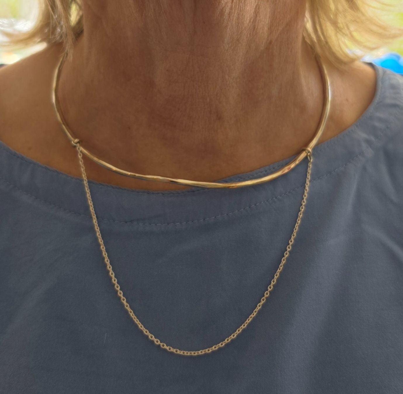 Ensoie Catenine: enSoie Liquid Silver Collar necklace – Usato da Greifensee venduto da DerGreiseAlphirt 1