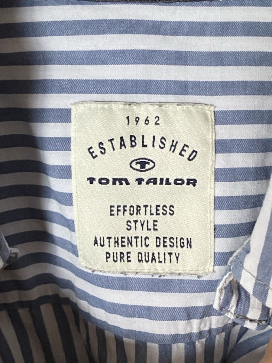 Tom Tailor Camicie: Herren Hemd Tom Tailor gestreift St. Moritz Baumwolle – Usato da Ossingen venduto da Blabaer 1