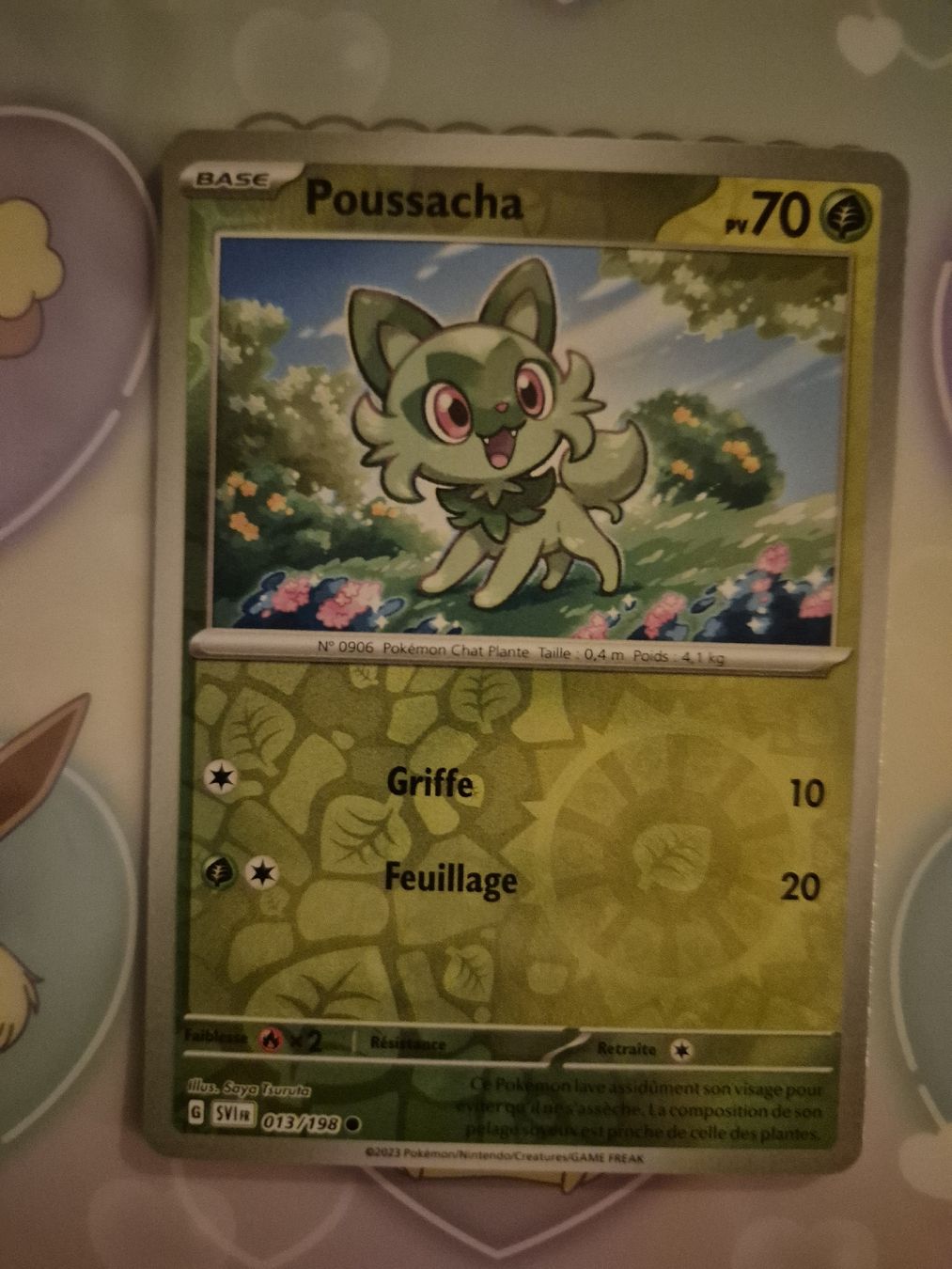 Pokémon Carte collezionabili: Poussacha Reverse Pokemon SVI 013/198 FR – Nuovo (secondo la descrizione) da Altdorf UR venduto da Josi5588 2