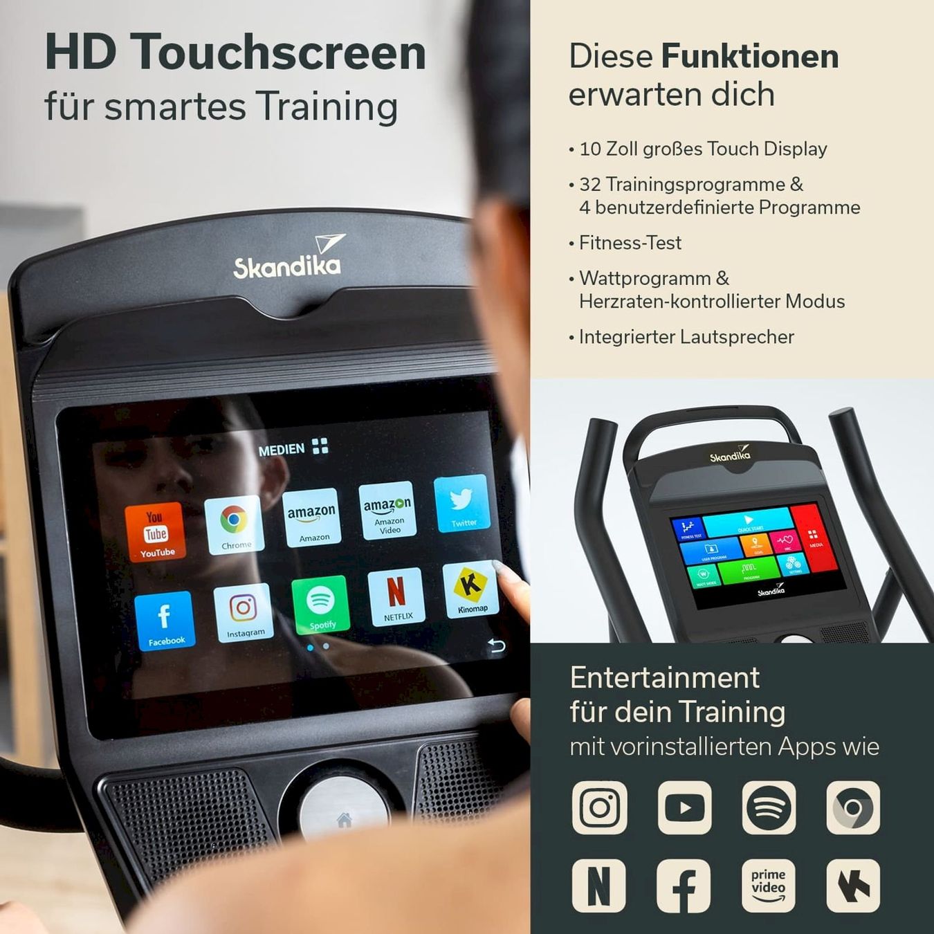 Hometrainer: Skandika Cykling P14 Ergometer Touch – Neu und originalverpackt aus Bottighofen von zaap 1