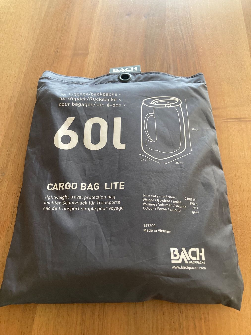Borse: Schutzsack LITE 60L neuwertig – Nuovo e nell'imballaggio originale da Männedorf venduto da Monika0116