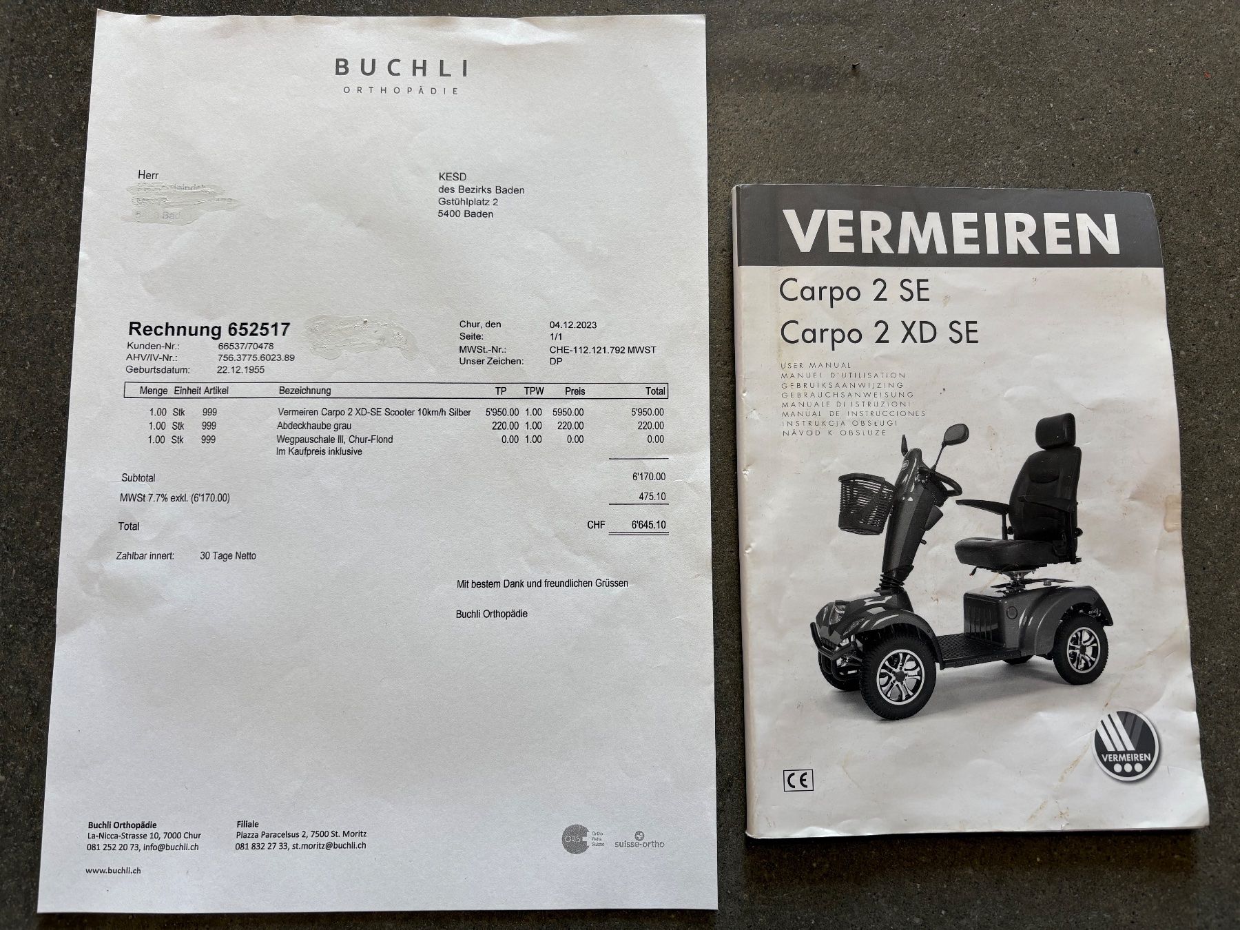 Veicoli elettrici: E-Mobil, Carpo 2 SE – Usato da Rodels venduto da julietta.libero 2