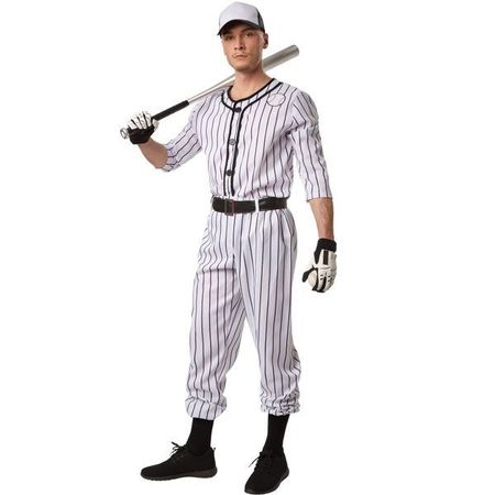 Herrenkostüm Baseball Spieler Größe XL