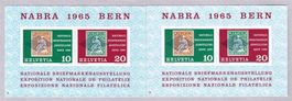 1965_W43_2x STRUBEL-BLOCK mit FARBUNTERSCHIED !
