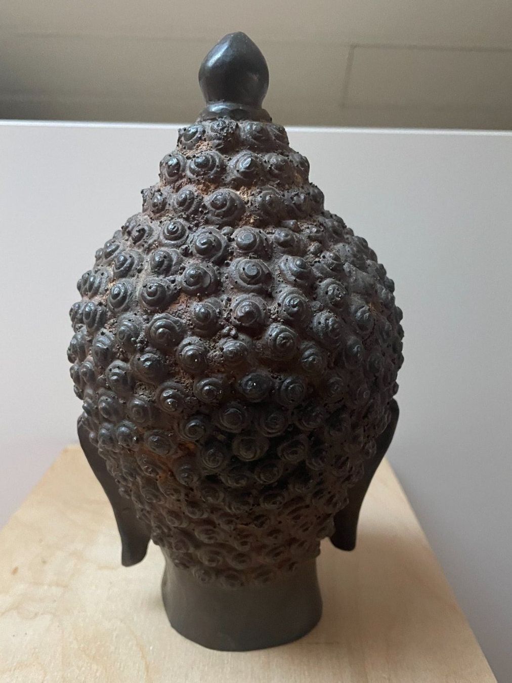 Figuren: Buddha Kopf Metall, 20 cm – Gebraucht aus Aarau von Chicca2006 1