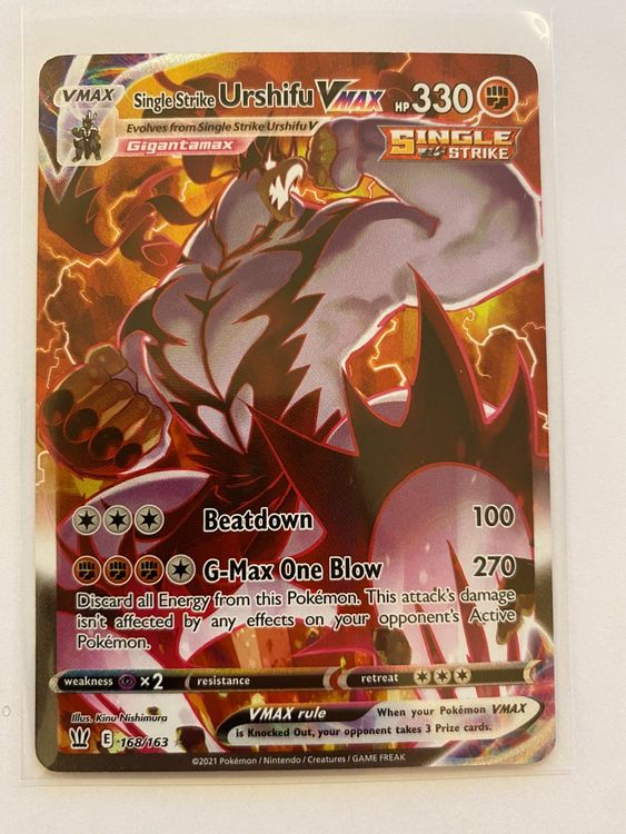 Pokemon Single Strike Urshifu Vmax 168163 Battle Styles En Kaufen Auf Ricardo 8901