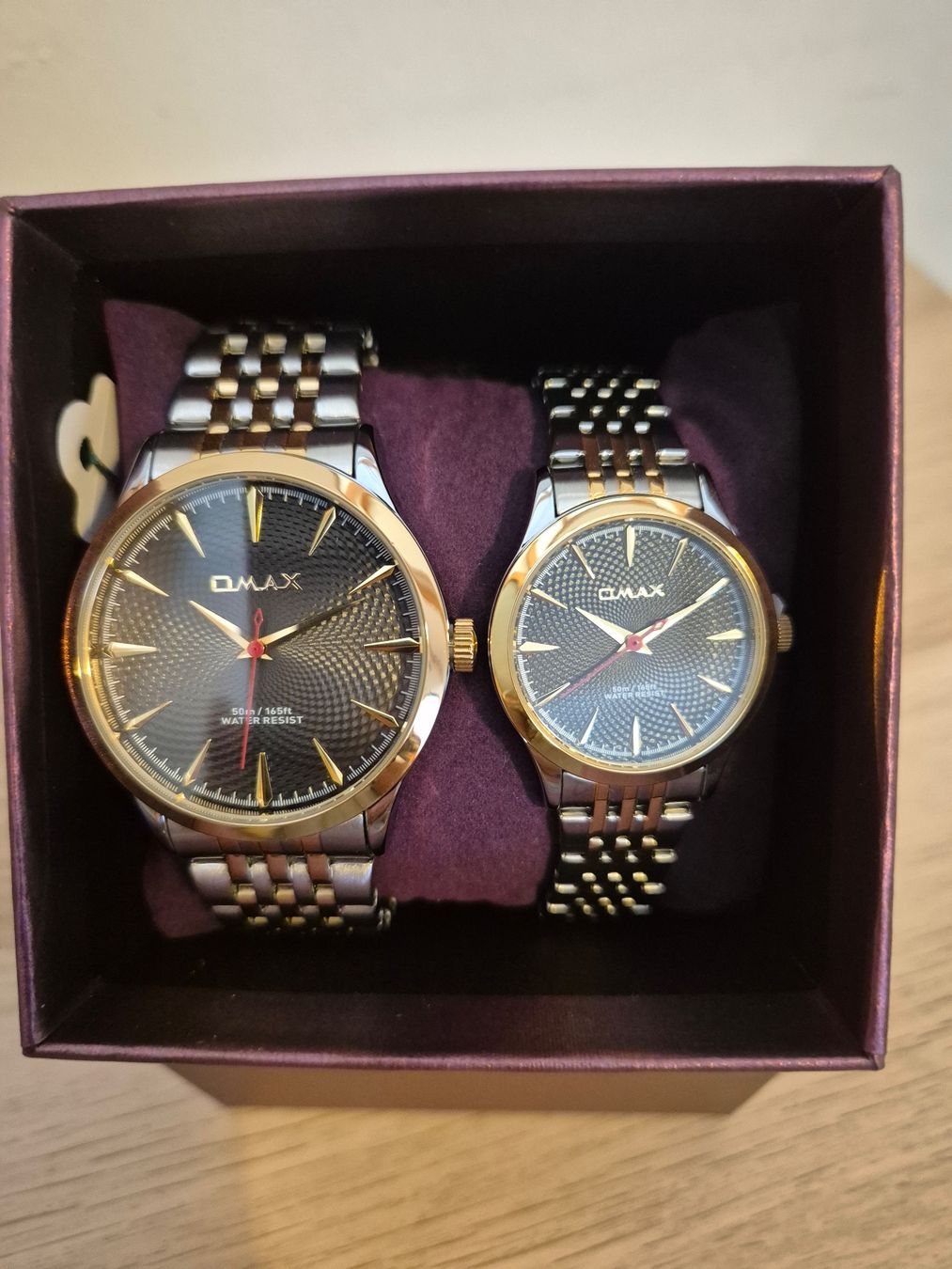 Montres: OMAX Partneruhrenset bicolor / schwarz – Neuf avec emballage d'origine à Zürich par zah_967f