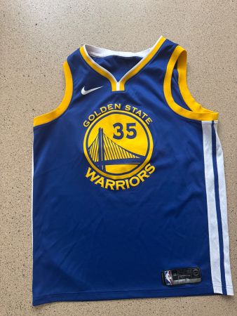 Nike - NBA KD Warriors Icon Edition Authentic Jersey Blue