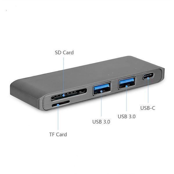 Hub & Switch: Macbook 5in1 USB C Hub 3.0 Type C Adaper – Nuovo (secondo la descrizione) da Kirchdorf AG venduto da Apost008 5