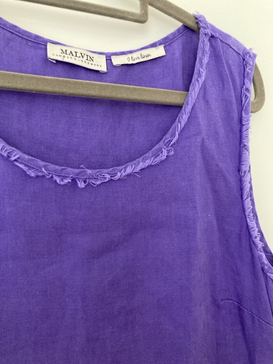 Vestiti: Lila Leinen Kleid Malvin, 38 – Usato da Azmoos venduto da alix001 1