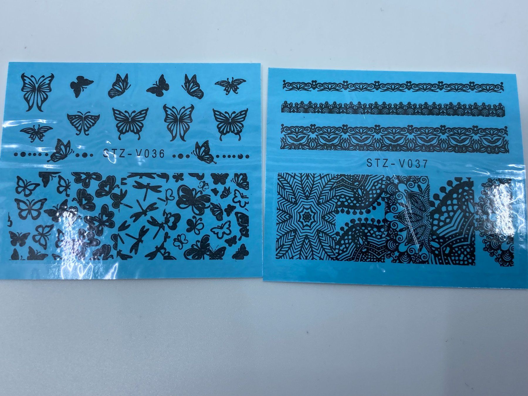 Sticker: 12 tollen Bögen Wassertransfer Nagelaufkleber  No3 – Nuovo (secondo la descrizione) da Langwiesen venduto da rtWebshop 5
