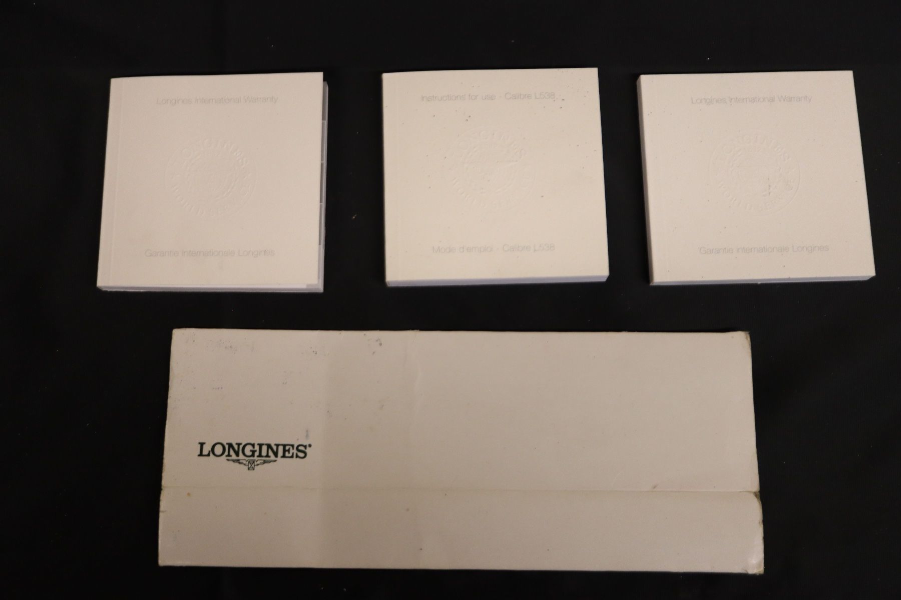 Scatole porta orologi: 2x Longines Uhrenbox Box Etui mit Umkarton & Booklets – Usato da Zürich venduto da KE-Sales 9