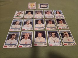 Original Panini Sticker WM 74 Team Polen komplett 