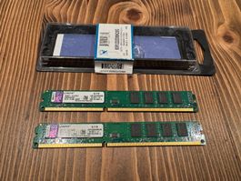 Kingston RAM 8GB (2x4GB) DDR3 PC3-10600U - Top Zustand!
