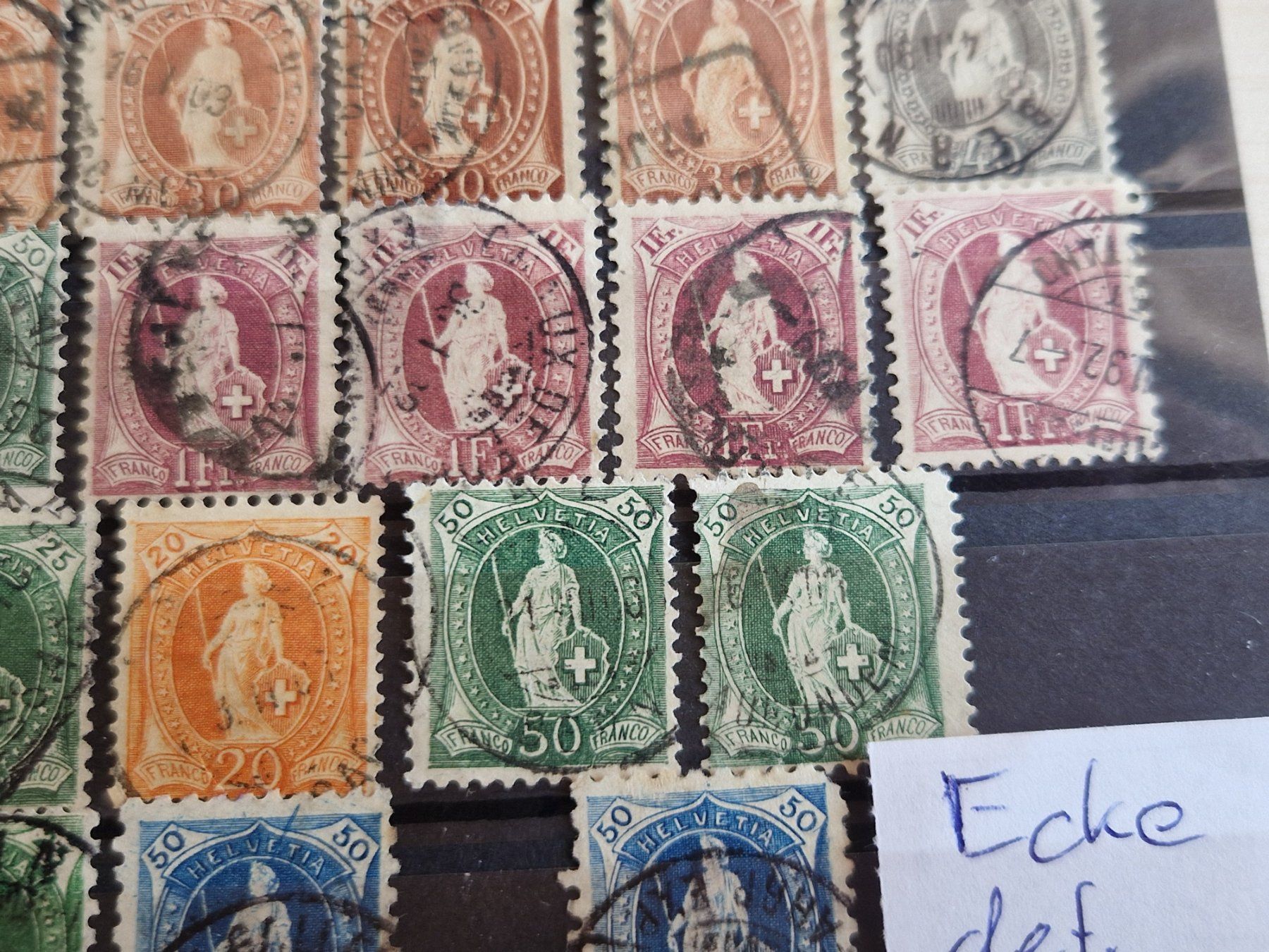 Tutti i francobolli: Ansammlung Stehende, nicht bestimmt, ab 1.- – Usato da Burgdorf venduto da Glossy01 6