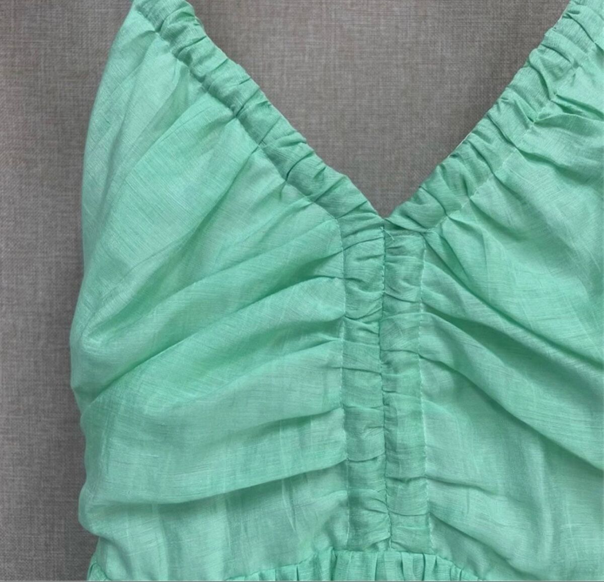 Sandro Vestiti: Sandro linen mint green kleide 36 S M – Usato da Uznach venduto da ger_7gvr 4
