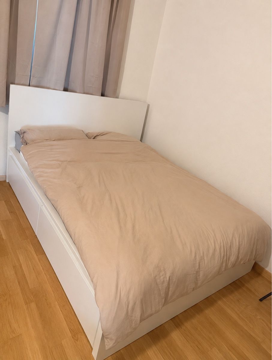 Ikea Letti: IKEA MALM Bett weiss mit 2 Schubladen – Usato da Strengelbach venduto da jan_7269 1