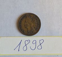 USA Indian Head Cent 1898 Ein-Cent-Münze..