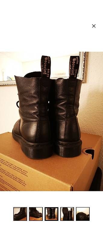 Dr. Martens Scarpe da uomo: Dr. Martens Boots Pascal mono 1400 all black – Usato da Ebikon venduto da isa_xjb2 1