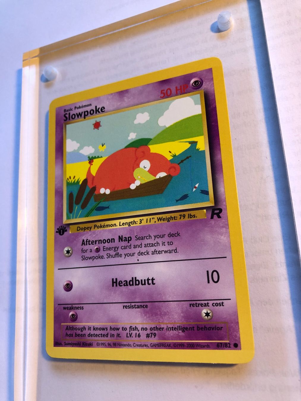 Sammelbilder & Trading cards: Slowpoke 1st Team Rocket - MINT - ab 1.- – Gebraucht aus Giubiasco von dan_pr8b 2