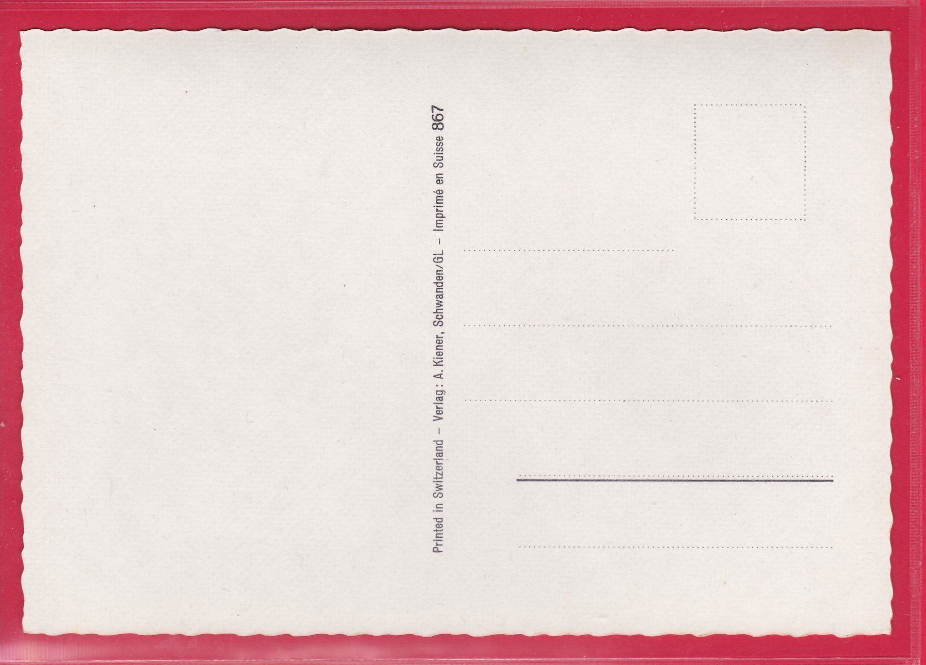 Cartoline postali: GRUSS AUS DER SCHWEIZ - SWITZERLAND – Usato da Oberrieden venduto da Gebirgsstelze 1