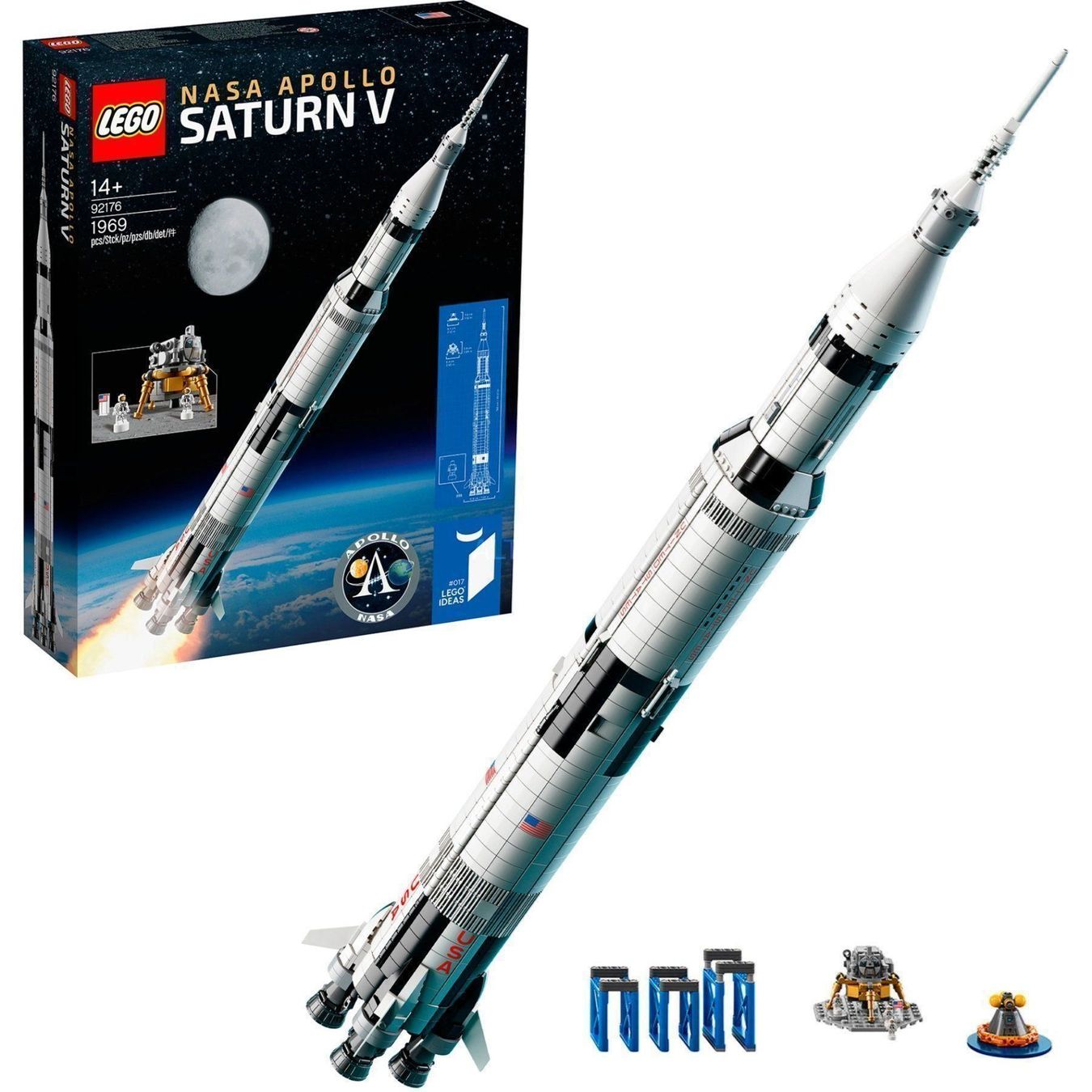 Lego Kit di costruzioni: LEGO 92176 Ideas NASA Apollo Saturn V – Nuovo e nell'imballaggio originale da Matzendorf venduto da SwissMagicKarten