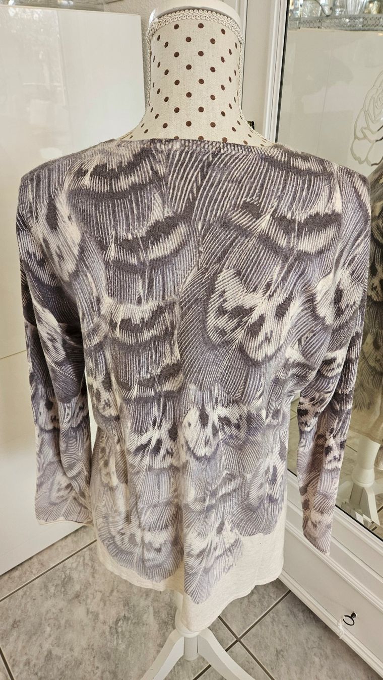 Maglioni & Felpe: Schöner Damenpullover mit Muster, Grösse 42 Wolle/Viskose – Usato da Gossau ZH venduto da fashiontwo 3