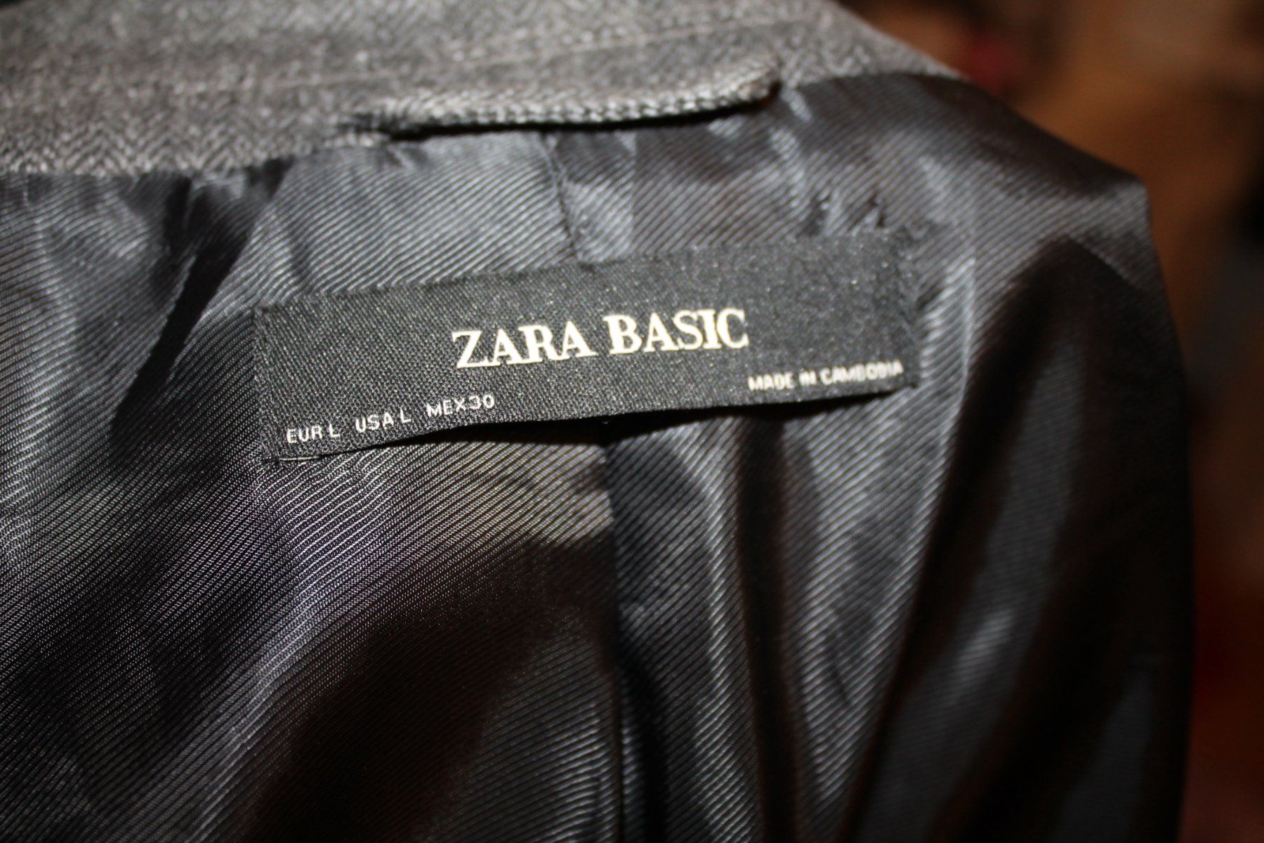 Zara Vestes: ZARA Basic Blazer ★ Grau Anthrazit ★ Casual / Business – Neuf (Voir description) à Hüttwilen par pinti55 3