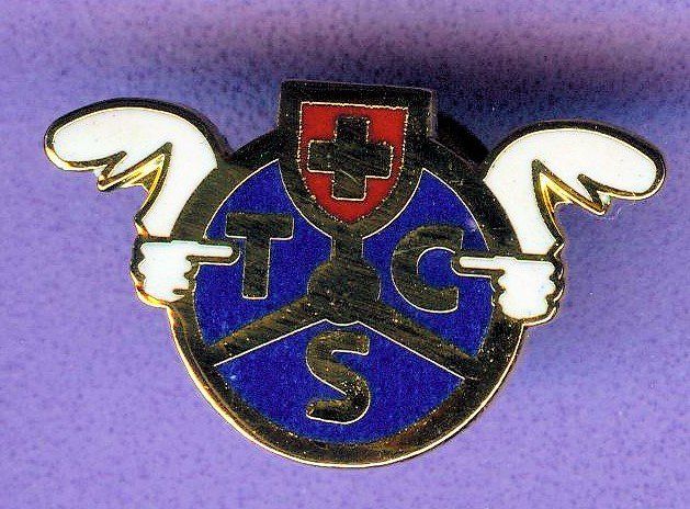 TCS Placchette & Badge: TCS   Männchen – Usato da Winterthur venduto da Sammleroase