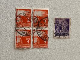 Italia Briefmarke