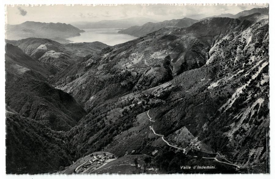 Ansichtskarten: Valle d'Indemini, circolata 1969 – Gebraucht aus Frauenfeld von POML