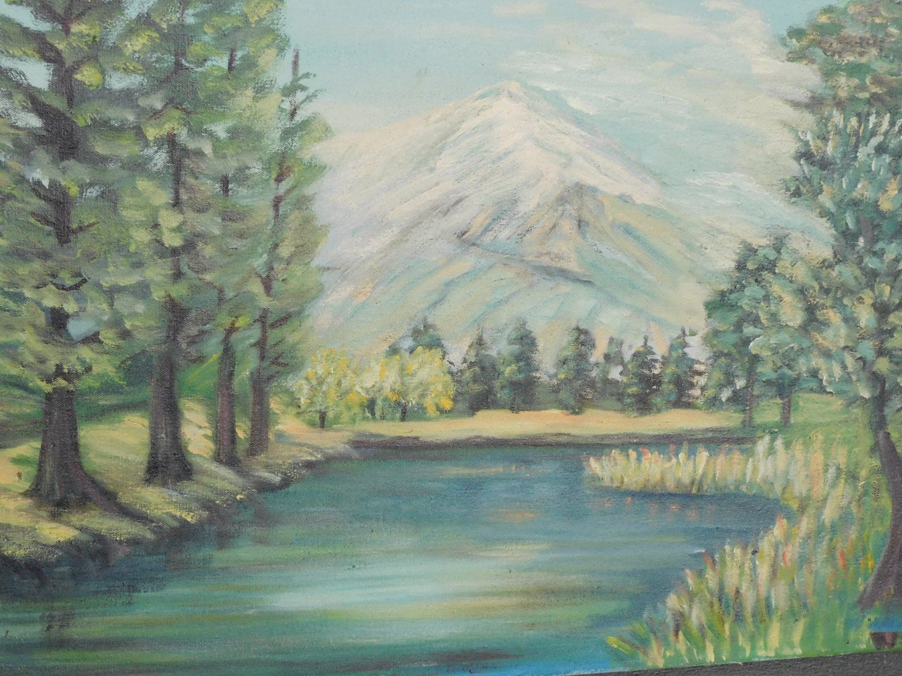 Dipinti: Kunst Landschafts Bild -  signiert Ölgemälde Gemälde Bild – Usato da Sursee venduto da 76 2