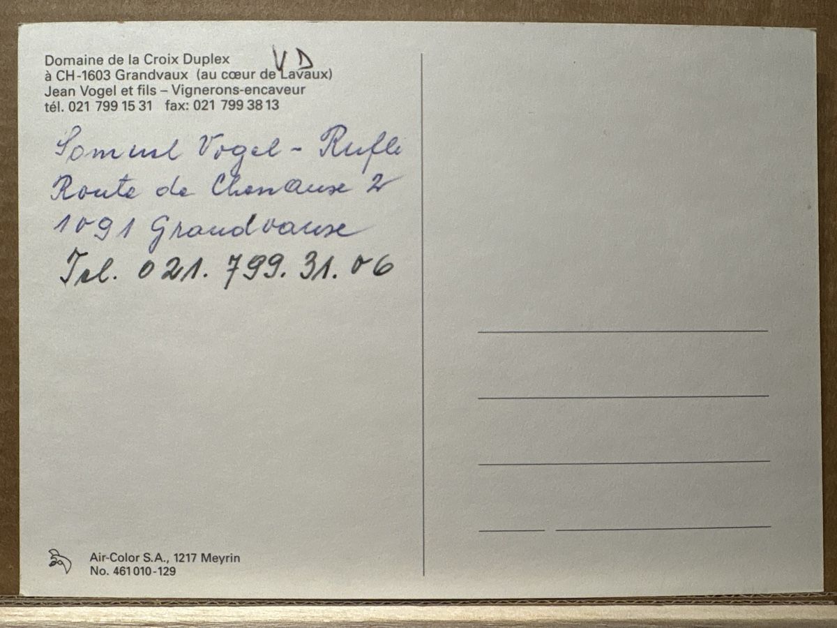 Cartoline postali: AK von Domaine de la Croix Duplex – Usato da Rümlang venduto da Kartenpost1 1