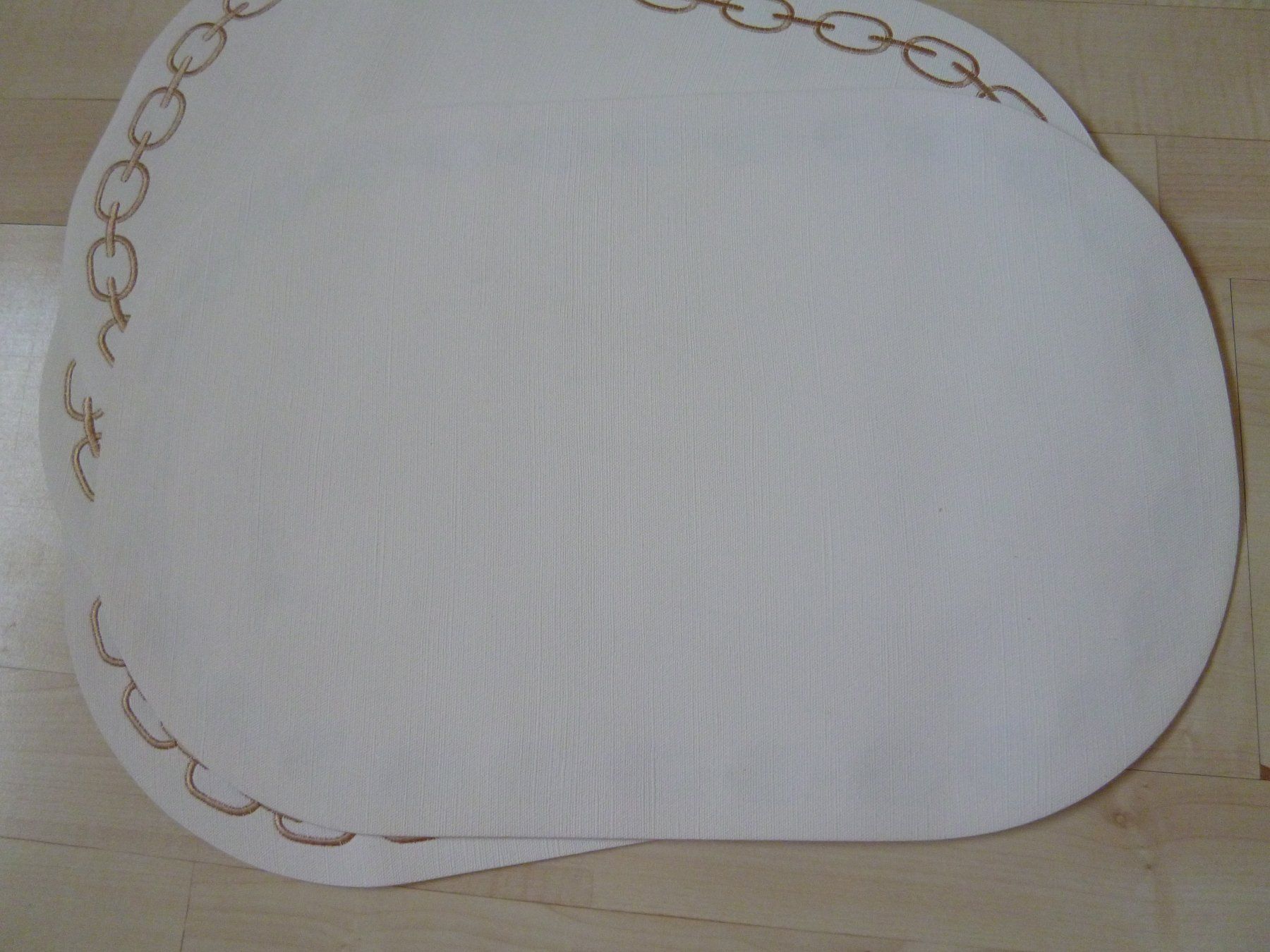 Altra biancheria da tavola: 4 schöne Tischsets beige-weiss Love – Nuovo e nell'imballaggio originale da Dättlikon venduto da Mamakuga 5
