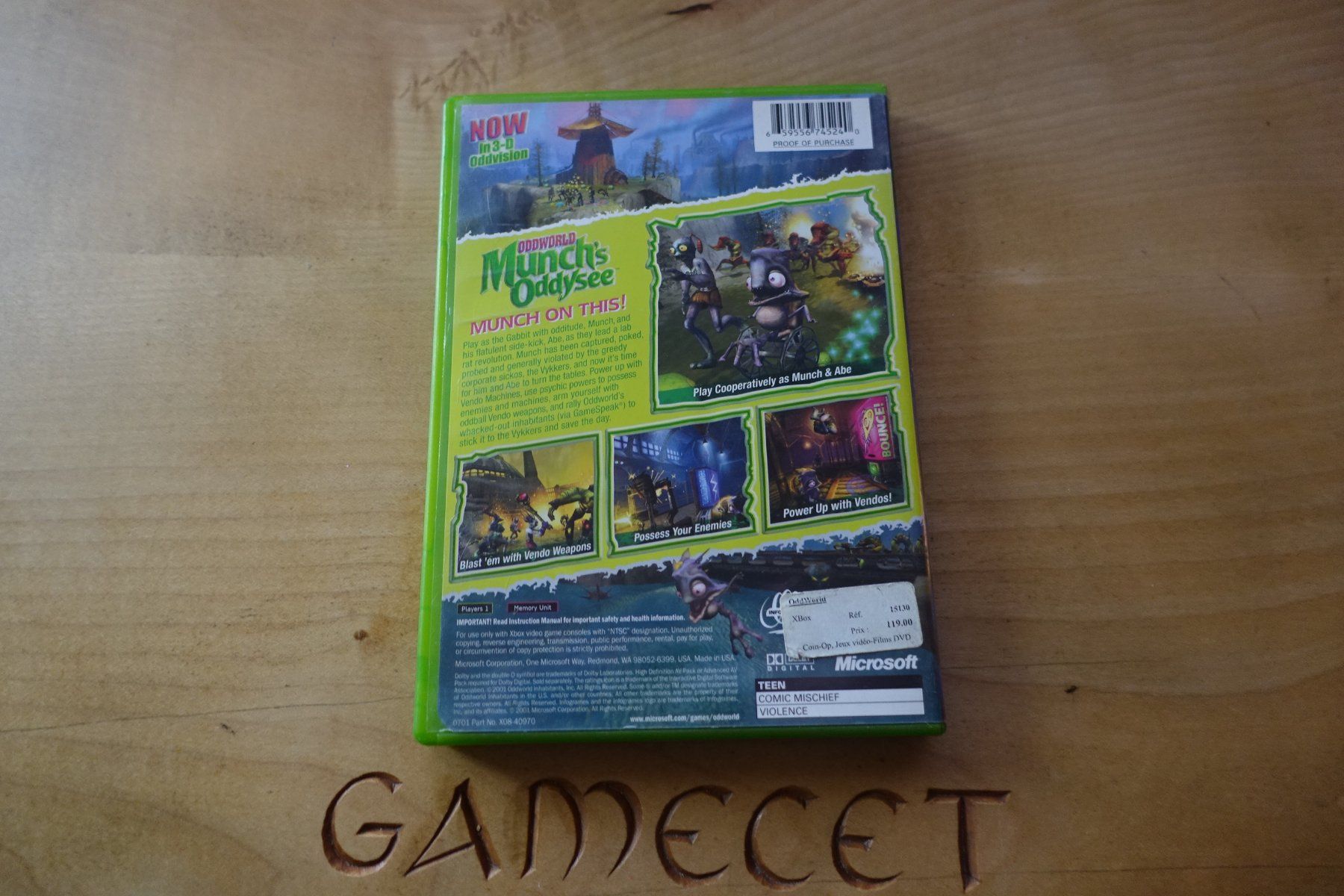 Microsoft Giochi: Oddworld: Munch's Oddysee - Amerika – Usato da Steinach venduto da Gamecet 2