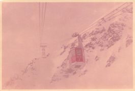 St. Moritz GR Luftseilbahn Corviglia Piz Nair Gondel