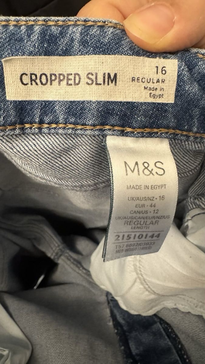 Jeans: M&S Jeans, Cropped Slim, Gr. 44 – Usato da Luzern venduto da bettygreen 2