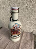 Alte Bierflasche, 2 Liter, leer, mit schöner Etikette
