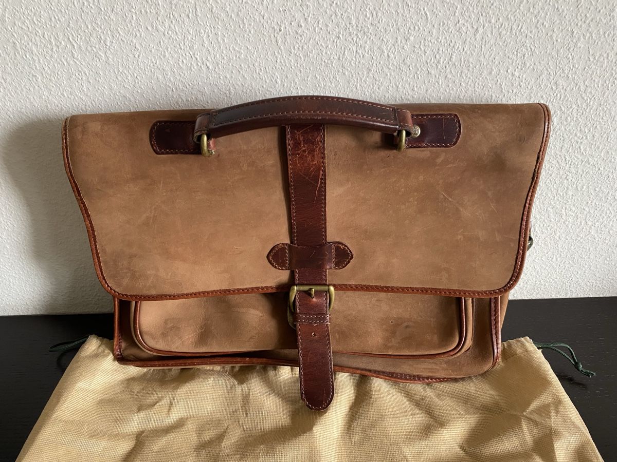 Timberland Borse: Timberland Leder Business Tasche – Usato da St.Gallen venduto da Design04
